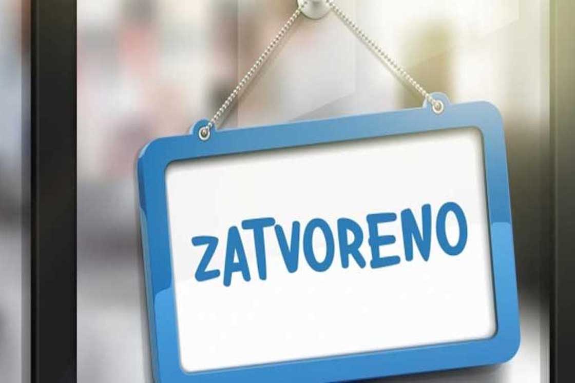 zatvoreno